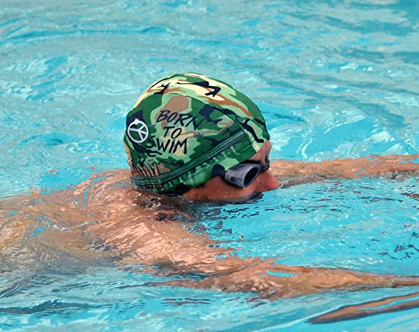 Gorro de Tela Born To Swim | Verde | Full Metal Jacket